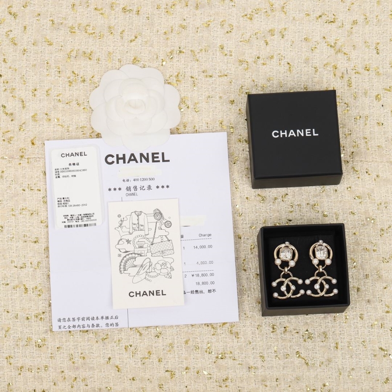 Ch*el earrings